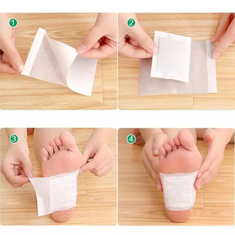 🌿 Patch Detox Pieds aux herbes naturelles (1 carton = 10 patchs) (Homme et Femme)