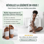 🌿 Patch Detox Pieds aux herbes naturelles (1 carton = 10 patchs) (Homme et Femme)