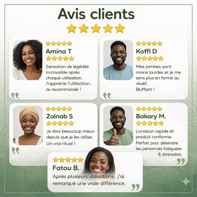 🌿 Patch Detox Pieds aux herbes naturelles (1 carton = 10 patchs) (Homme et Femme)