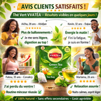 Thé Vert Naturel, Forme & Bien-être (VVATATEA) ( 1 carton = 50 sachets de thé vert)