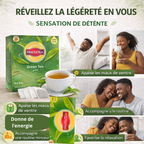 Thé Vert Naturel, Forme & Bien-être (VVATATEA) ( 1 carton = 50 sachets de thé vert)